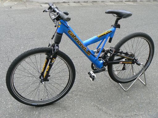 【整備済・VINTAGE】Cannondale キャノンデール■SUPER V500■ブルー■2002年モデル■ワンオーナー■MTB フルサスペンション