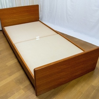 組み立て式 木製シングルベッド フレーム 中古品