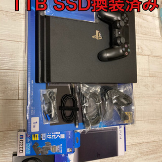 PS4 PRO CUH-7100B SSD(1TB)換装済み　豪...