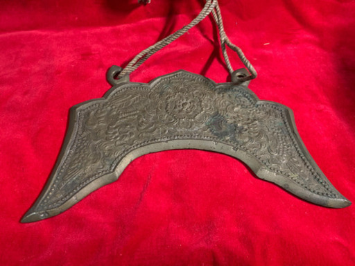 磬鐘 銅製 鳳凰文磬 江戸期 佛教美術 雅楽 15万円