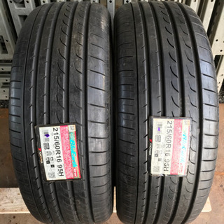 新品 未使用 215/60 R16 YOKOHAMA Blu Earth RV-02 15年製 2本SET