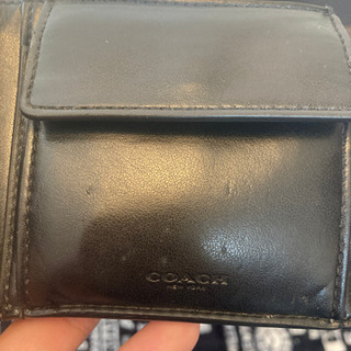 【ネット決済】COACH 黒 折りたたみ財布