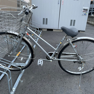 【ネット決済】丸石アルベルト自転車（銀）