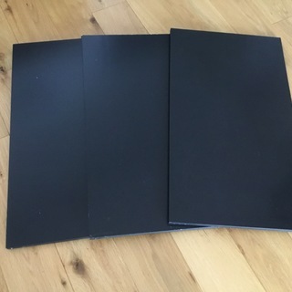 3枚セット コーナン オリジナル カラー棚板 黒 約70×40cm