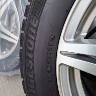 PCD100です まだまだ使えます。アルミ、スタッドレスセット 205 55R16 