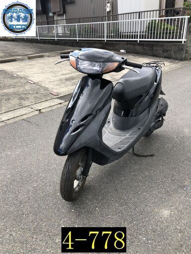 お取引頂きました。愛知県公安委員会許可業者(オートバイ商)☆GARAGE-ECO千音寺☆ライブディオAF34黒　4-778名古屋市中川区より!!