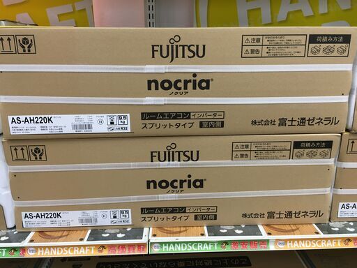 【5月限定激安特価】富士通 エアコン AS－AH220K　20年製③