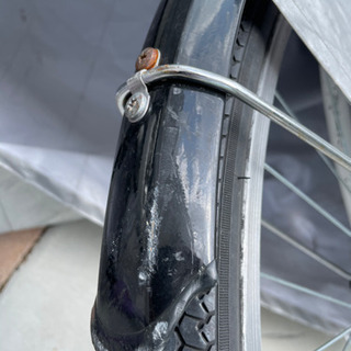 マルイシ サイクル 6段ギア 26インチ 白 自転車 中古