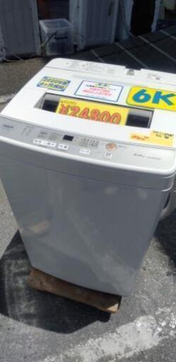AQW-S60H-W 全自動洗濯機 ホワイト [洗濯6.0kg /乾燥機能無 /上開き] \n20205\n
