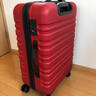 【ネット決済】スーツケース　赤色　TSAロック