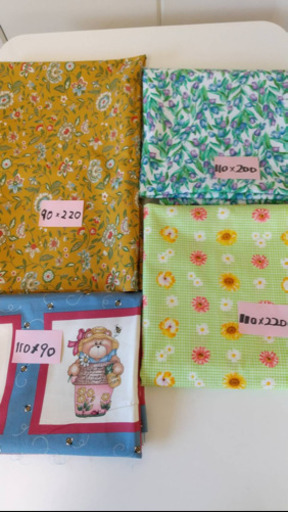ハンドメイド生地手作り花柄熊柄裁縫 Yucyaaaaaa 市原の生活雑貨の中古あげます 譲ります ジモティーで不用品の処分