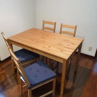 川越引取限定】IKEA ヨックモック ダイニングテーブル JOKKMOKK
