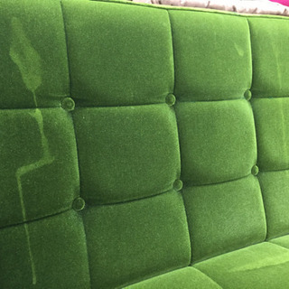 カリモク風 2人掛けソファ モケットグリーン カリモク風 2人掛けソファ モケットグリーン 【公式通販】