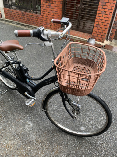 地域限定送料無料 ブリヂストン アシスタ 新基準 子供乗せ 8,9AH 茶色