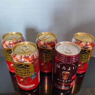 【ネット決済】《お酒》コーラサワー等5本セットで200円でお譲りします