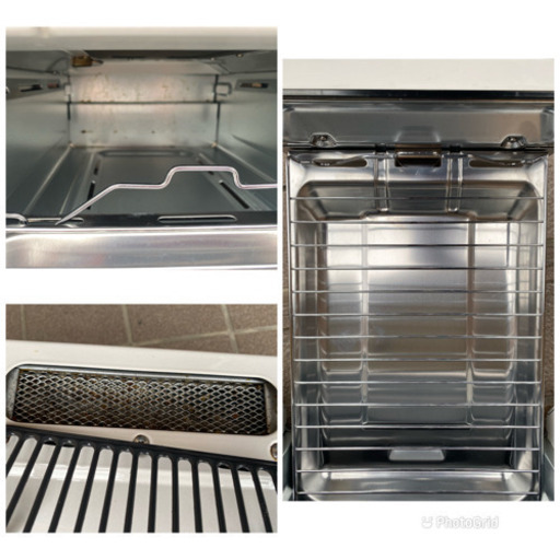 ②2017年製 パロマ Paloma IC-N86SH-L 都市ガス用 幅59cm 左強火タイプ