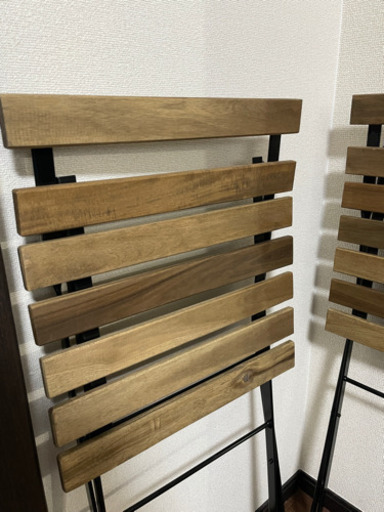 IKEA ベランダ 屋外 テーブル×椅子セット (ほぼ新品) 【楽天市場