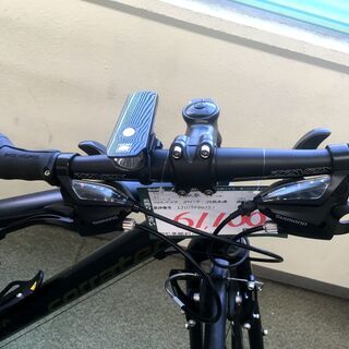 クロスバイク】27インチ 24段変速ギア：ブラック