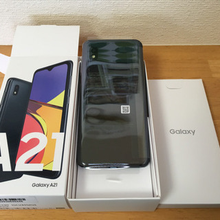 galaxy a21 新品未開封 SIMフリー 黒