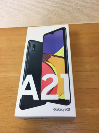 galaxy a21 新品未開封 SIMフリー 黒