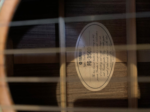 YAMAHA FG350D トップ単板 Yamaha FG 350D 単板