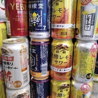 各1=¥100～ビール、発泡酒、レモンサワー、ノンアルコールビー...