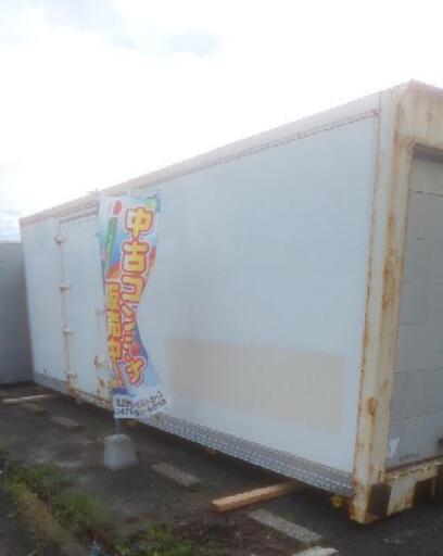 【香取市山之辺】【レア商品】【シャッター式で横扉付き】【南京錠使用可】 ワイド幅コンテナ 長さ約660cm×幅248cm×高さ250cmくらい 配送可 No.M-14 香取市山之辺】【レア商品】【シャッター式で横扉付き】【南京錠使用可