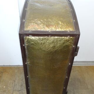 値下げしました☆k243☆アンティーク☆アジアン家具☆バリ製☆ワインセラー☆アイアン家具☆デンファー☆良品☆幅700㎜☆近隣配達、設置可能