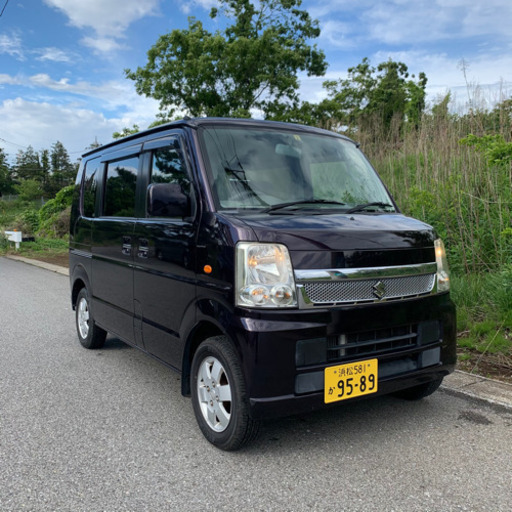車検満タン】スズキ・エブリィワゴン!ターボ車!パワスラ!ナビ