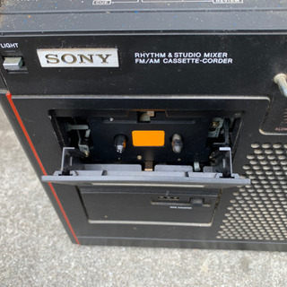 昭和レトロ、リズムカプセルラジオカセットCF-9000