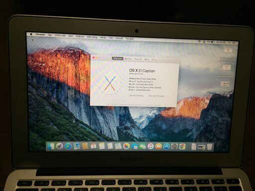 Apple MacBook Air 11inch Early2015 Core i5 1.6Ghz/メモリ4GB　A1465 充電器付き