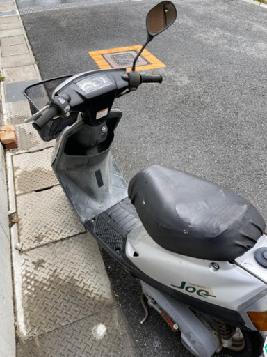 ヤマハJOG 50ccバイクグレー