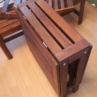 IKEA　ガーデンテーブル＆ベンチ