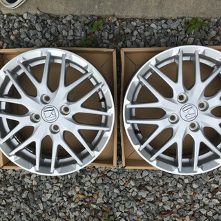 【新車納車外し】Honda N-BOXカスタム JF3 15×4.5J +45 4H-100 純正ホイール 1台分