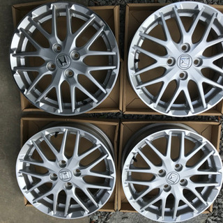 【新車納車外し】Honda N-BOXカスタム JF3 15×4.5J +45 4H-100 純正ホイール 1台分