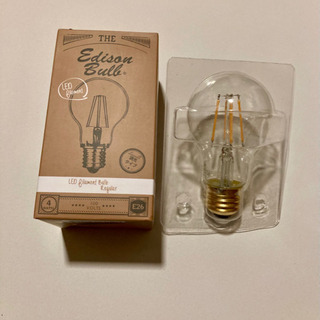 エジソンバルブ E26 LED電球(LED/4W/100V/口金...
