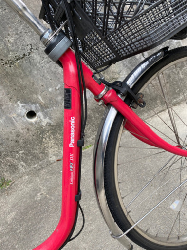 電動自転車 パナソニック vivi DX 後ろタイヤ新品交換済み バッテリー2 
