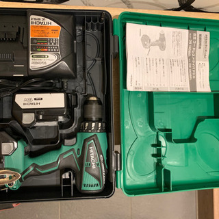 HITACHI KOKI 18V充電式  ブラシレスドリルドライバー　フルセット