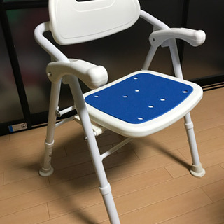 【ネット決済】介護用シャワーチェア　折り畳み椅子　高さ５段階調節