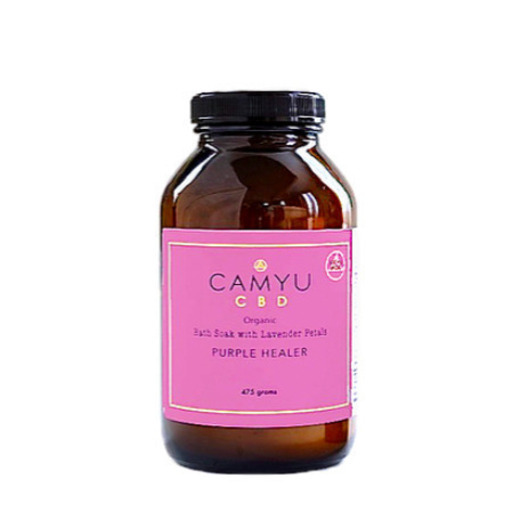 新品！今話題のCBD バスソーク PURPLE HEALER CAMYU(カミュ)
