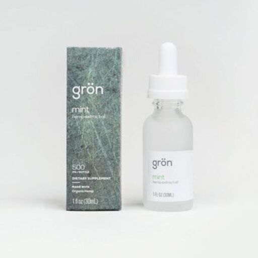 新品！今話題のCBDオイル! grön グロン ミント 送料込
