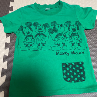 【古着】子供服 西松屋 半袖Tシャツ ミッキーマウス 120 ※...