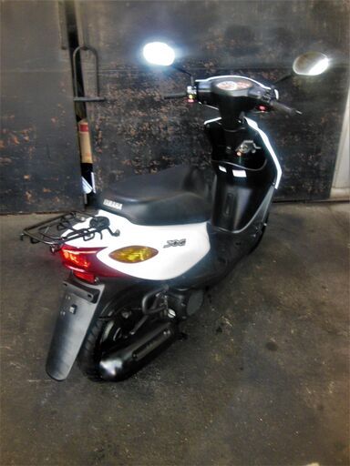 台数少ないYAMAHA JOGDX 4ストFI ホワイト フロントディスクブレーキ