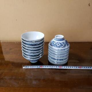 陶器 茶碗 飯椀15個セット