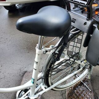 【美品】サイクルあさひ　ママチャリ　26インチ　自転車　白