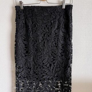 【ネット決済】レースタイトスカート（ブラック）　新品未使用