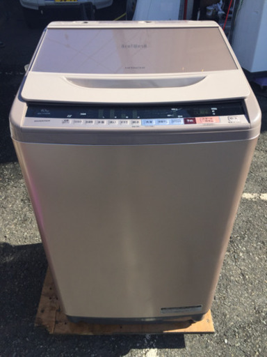 ◆格安◆HITACHI 10kg 洗濯機 2017年製 BW-V100B BEAT WASH 日立
