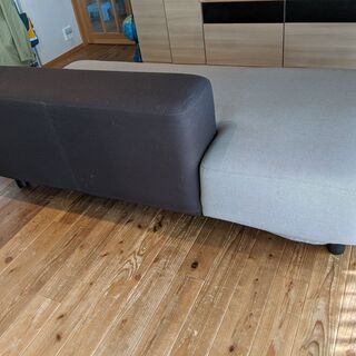 目からウロコの日本の歴史vol,1 vol,2 セット-【値下げ】無印良品 ソファーベンチ（足・カバー付き）