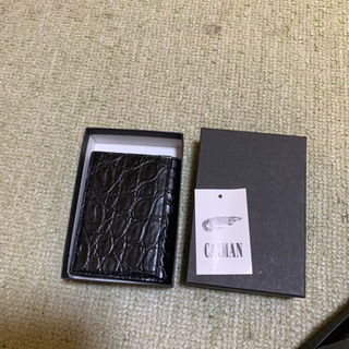 カイマン本革カード入れ