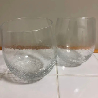 【ネット決済】お洒落　ガラスグラス